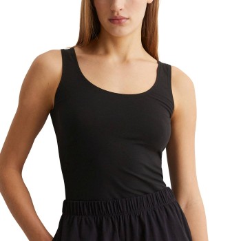 Marc O'Polo Marc O Polo Lounge Tank Top Sort bomuld Small Dame