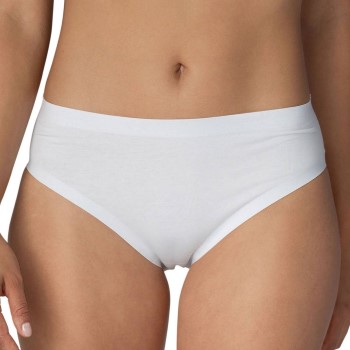 Se Mey Trusser Natural Second Me American Briefs Hvid bomuld X-Small Dame ved Timarco