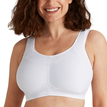 Miss Mary of Sweden Miss Mary Exhale Comfort T-shirt Sports Bra BH Hvid E 95 Dame