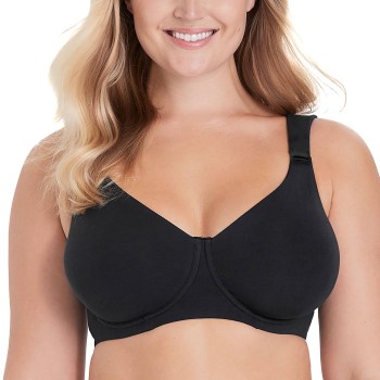 Miss Mary of Sweden Miss Mary Organic Cotton T-shirt Bra BH Sort B 100 Dame