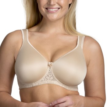 Miss Mary of Sweden Miss Mary Smooth Lacy T-shirt Bra BH Beige F 90 Dame
