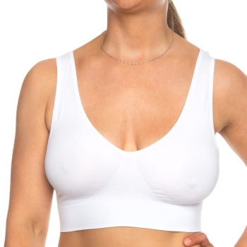 Se Missya Bh Lucia Bra Top Wide Strap Hvid polyamid X-Large Dame ved Timarco