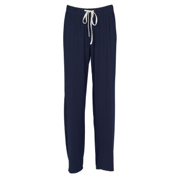 Missya Softness Wide Pant Marineblå modal Medium Dame