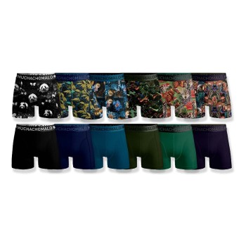 Muchachomalo 12P Cotton Stretch Golden Boxers Flerfarvet-2 bomuld Medium Herre