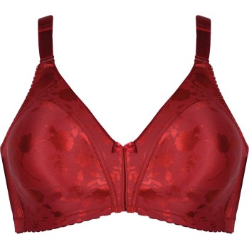 NATURANA BH Heritage Minimizer Soft Bra Floral Rød polyamid B 90 Dame