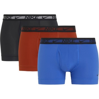 Nike 3P Dri-Fit Ultra Stretch Micro Trunk Blå/Rød polyester Small Herre