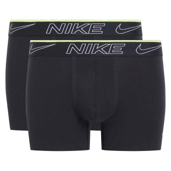 Nike 2P Elite Cotton Stretch Trunks Sort Small Herre