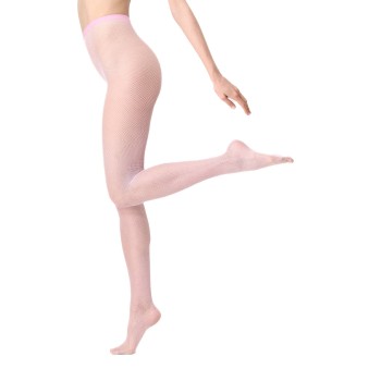 Oroblu Strømpebukser All Colours Tricot Mesh Tights Lyserosa polyamid L/XL Dame