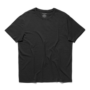 Panos Emporio Base Bamboo Tee Sort X-Large Herre
