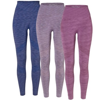 Pierre Robert 3P Seamless W Sport Tights Flerfarvet X-Large Dame