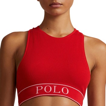 Polo Ralph Lauren Bh High Neck Top Rød Medium Dame