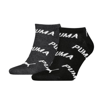 Puma Strømper 2P BWT Sneaker Sock Sort/Grå Str 39/42