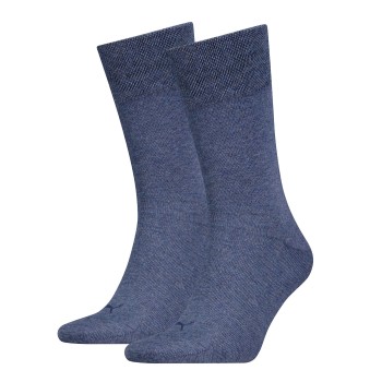 Puma Strømper 2P Classic Piquee Socks Jeansblå Str 43/46 Herre