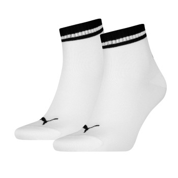 Puma Strømper 2P Heritage Quarter Socks Hvid Str 39/42