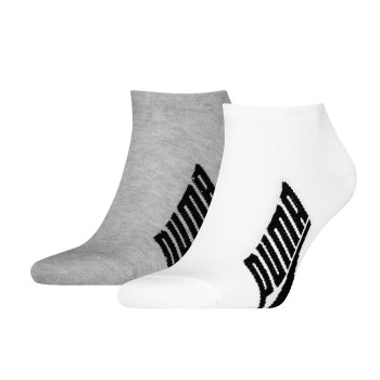Puma Strømper 2P Lifestyle Sneaker Sock Hvid/Grå Str 43/46