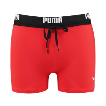 Puma Badebukser Logo Swim Trunks Rød X-Large Herre