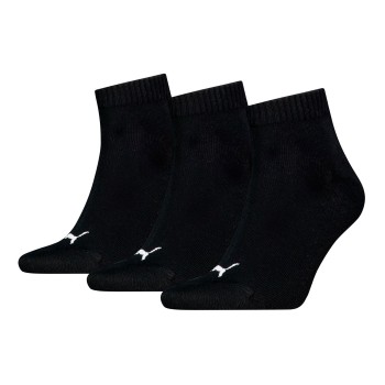 Puma Strømper 3P Quarter Socks Sort Str 47/49