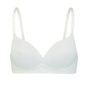 Puma BH Soft Padded Bra Hvid D 70 Dame