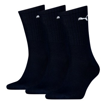 Puma Strømper 3P Sport Crew Socks Mørkblå Str 43/46