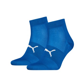 Puma Strømper 2P Sport Light Quarter Socks Blå Str 35/38