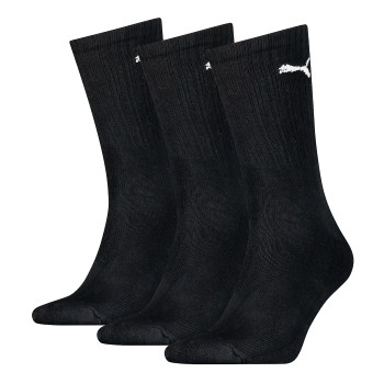 Puma Strømper 3P Unisex Light Crew Socks Sort Str 47/49