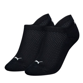 Puma Strømper 2P Women Cushioned Sneaker Socks Sort Str 35/38 Dame