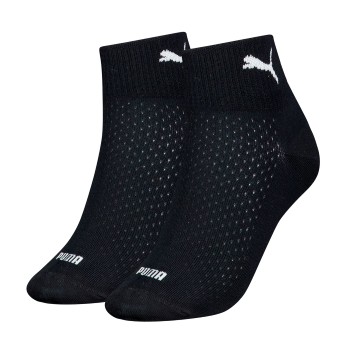 Puma Strømper 2P Women Quarter Socks Sort Str 39/42 Dame