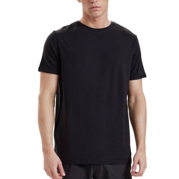 Resteröds Bamboo Crew Neck Sort Medium Herre