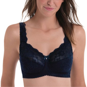 Rosa Faia Bh Bobette Comfort bra Mørkblå nylon G 105 Dame
