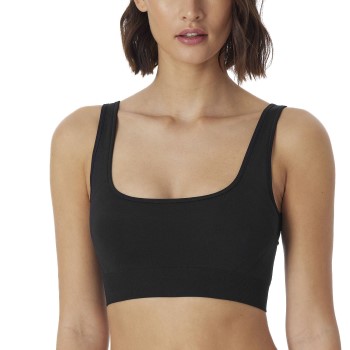 Schiesser BH Bustier Seamless Top Sort polyamid XX-Large Dame