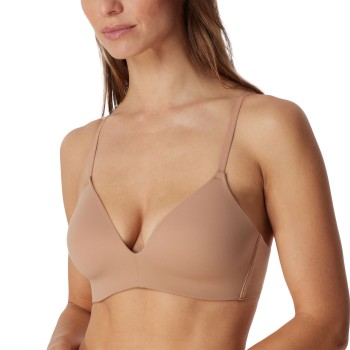 Schiesser BH Invisible Soft Bra With Underwired Bra Beige A 85 Dame