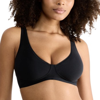 Sloggi BH Basic Plus Soft Bra Sort D 80 Dame