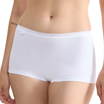 Sloggi Trusser Basic Short Hvid bomuld 38 Dame