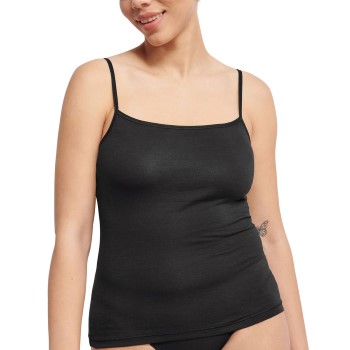 Sloggi Ever Ease Spaghetti Top Sort bomuld X-Small Dame