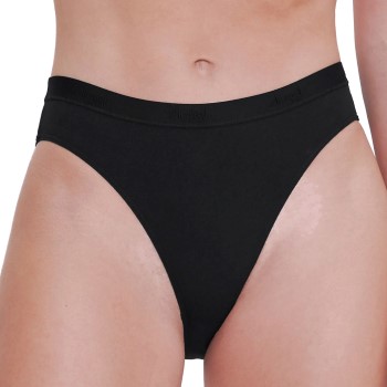 Se Sloggi Trusser GO Casual High Leg Sort bomuld XX-Large Dame ved Timarco
