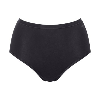 Sloggi Trusser 3P GO Daily Cotton High Waist Brief Sort bomuld Small Dame