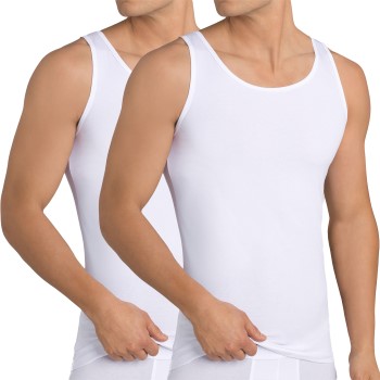 Sloggi 2P Men 24 7 Vest Hvid bomuld XX-Large Herre