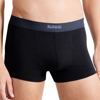 Se Sloggi 2P Men Ever Ease Hipster Sort bomuld Large Herre ved Timarco