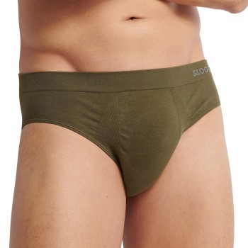 Sloggi 2P Men GO Smooth Classic Briefs Blå/Grøn Small Herre