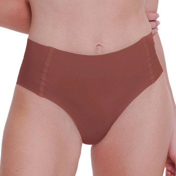 Sloggi Trusser ZERO Feel 2 0 High Waist Brief Mørkbrun  X-Small Dame