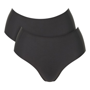 Sloggi Trusser 2P ZERO Feel 2 0 High Waist Brief C2P Sort X-Small Dame