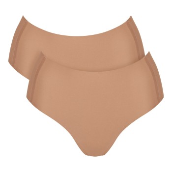 Sloggi Trusser 2P ZERO Feel 2 0 High Waist Brief C2P Beige X-Small Dame