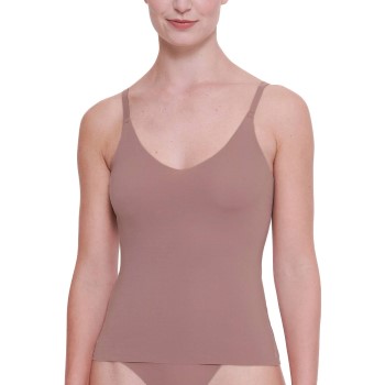 Sloggi ZERO Feel 2 0 Spaghetti Top Brun X-Small Dame