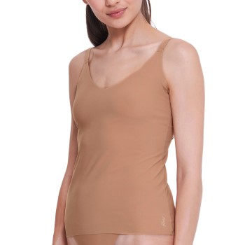 Sloggi ZERO Feel 2 0 Spaghetti Top Beige Large Dame