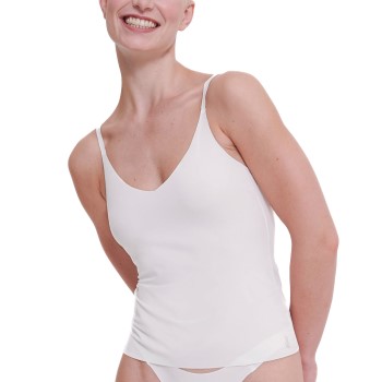 Sloggi ZERO Feel 2 0 Spaghetti Top Hvid Large Dame