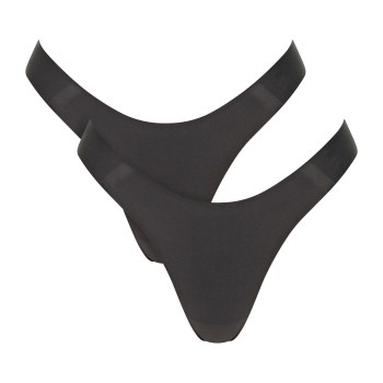 Sloggi Trusser 2P ZERO Feel 2 0 Tiny Tanga C2P Sort X-Large Dame
