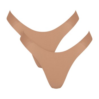 Sloggi Trusser 2P ZERO Feel 2 0 Tiny Tanga C2P Beige X-Large Dame