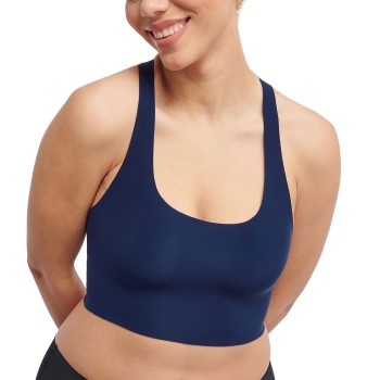 Sloggi BH ZERO Feel 2.0 Racer Top Marineblå Medium Dame