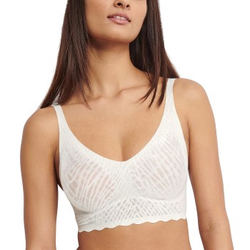 Sloggi BH ZERO Feel Bliss Bralette Hvid Medium Dame
