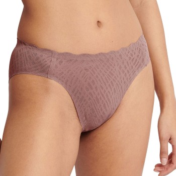 Sloggi Trusser ZERO Feel Bliss High Leg Brief Brun Small Dame